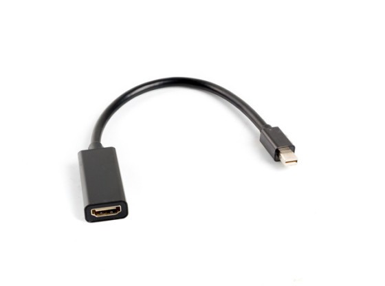 CABO ADAPTADOR DISPLAYPORT MINI(M) 1.2->HDMI(F) 20CM PRETO LANBERG