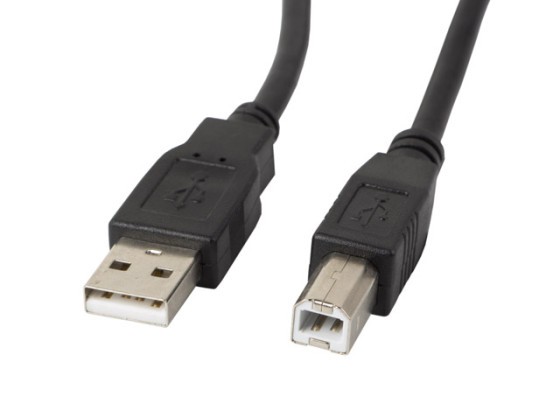 CABO USB-A(M)-&gt;USB-B(M) 2.0 1.8M PRETO FERRITE LANBERG