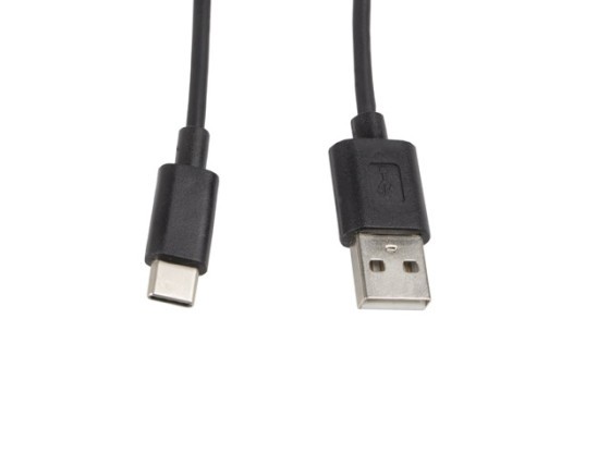 CABO USB-C(M)-&gt;USB-A(M) 2.0 1M PRETO LANBERG