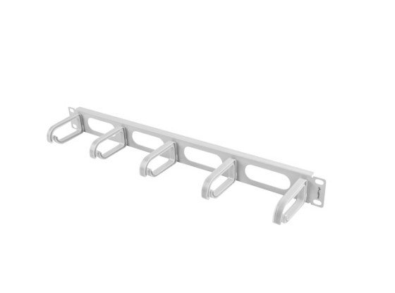 PAINEL DE GESTÃO DE CABOS DE 19" 5 ANÉIS - TIPO B 1U CINZENTO LANBERG