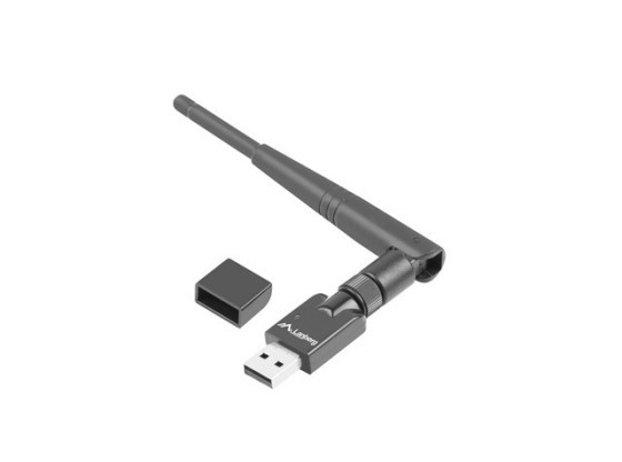 ADAPTADOR USB PLACA DE REDE SEM FIOS LANBERG NC-0150-WE N150 1X ANTENA EXTERNA