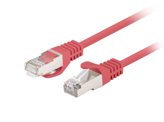 PATCHCORD CAT.6 FTP 0.25M VERMELHO FLUKE PASSED LANBERG 10-PACK
