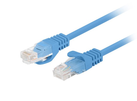 PATCHCORD CAT.6 UTP 7.5M BLUE FLUKE PASSED LANBERG