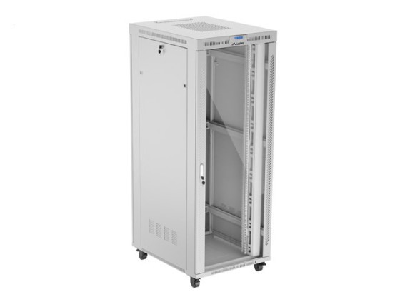 RACK DE INSTALAÇÃO 19" 42U 800X1000 PORTA DE VIDRO CINZENTO LCD LANBERG (EMBALAGEM PLANA) V2