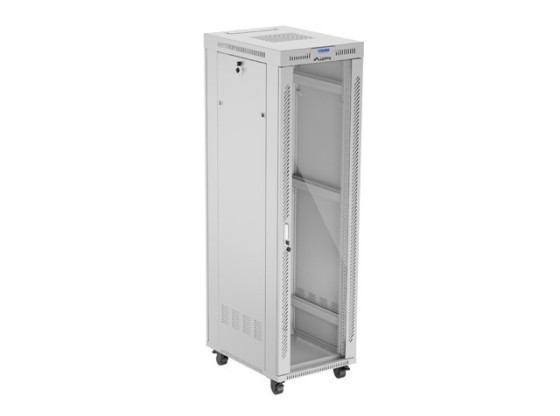 RACK DE INSTALAÇÃO 19" 42U 600X800 PORTA DE VIDRO CINZENTA LCD LANBERG (EMBALAGEM PLANA) V2