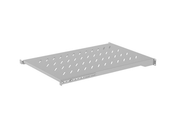 PRATELEIRA PARA ARMÁRIOS DE 19" 1000MM CINZENTO LANBERG (1U/483X700MM CAPACIDADE DE CARGA ATÉ 25KG, MONTAGEM EM 4 PONTOS)