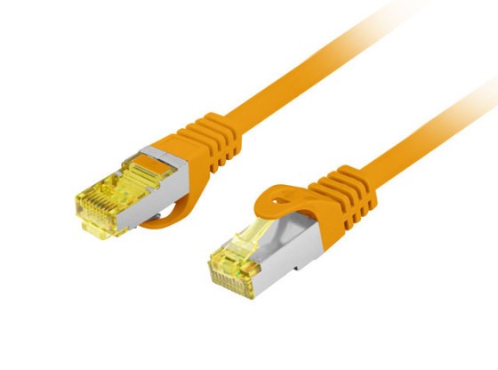 PATCHCORD CAT.6A S/FTP LSZH CU 2M LARANJA FLUKE PASSED LANBERG