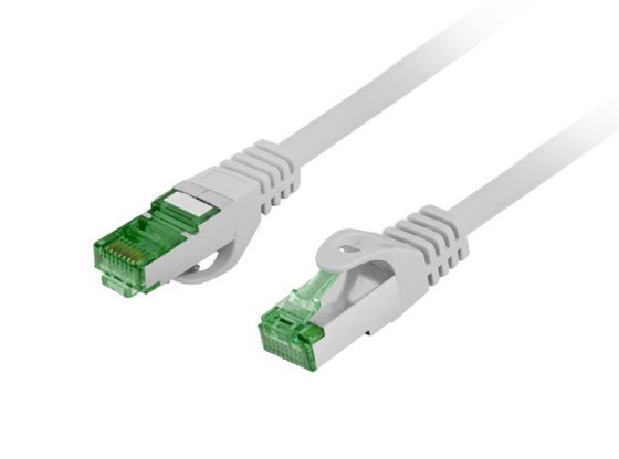 PATCHCORD CAT.7 S/FTP LSZH CU 15M CINZENTO FLUKE PASSED LANBERG