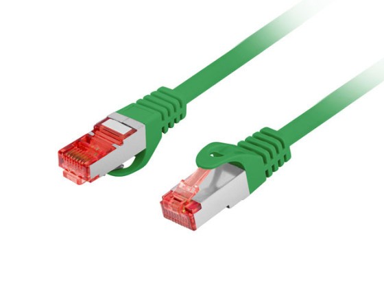 PATCHCORD CAT.6 S/FTP LSZH CU 1M VERDE FLUKE PASSED LANBERG