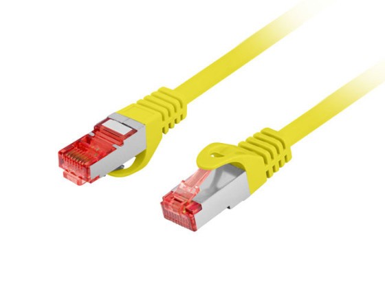 PATCHCORD CAT.6 S/FTP LSZH CU 5M AMARELO FLUKE PASSED LANBERG