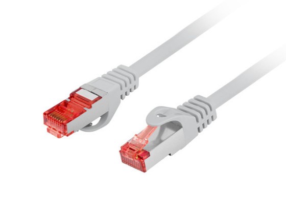 PATCHCORD CAT.6 S/FTP LSZH CU 15M CINZENTO FLUKE PASSED LANBERG