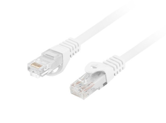 PATCHCORD CAT.6 UTP LSZH CU 3M BRANCO FLUKE PASS LANBERG