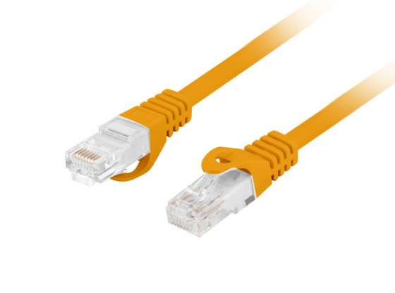 PATCHCORD CAT.6 UTP LSZH CU 15M LARANJA FLUKE PASS LANBERG