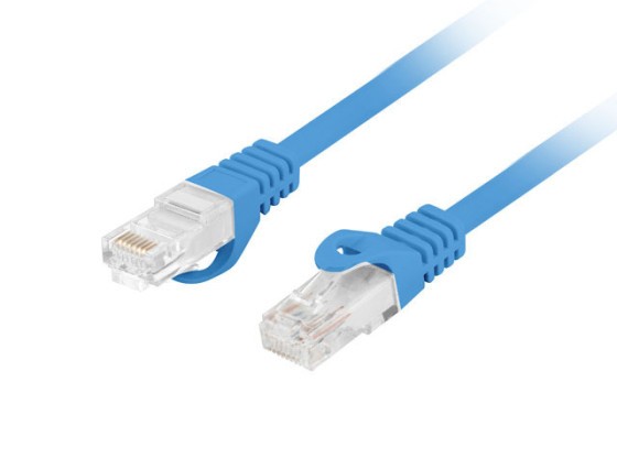 PATCHCORD CAT.6 UTP LSZH CU 5M BLUE FLUKE PASSED LANBERG