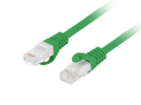 PATCHCORD CAT.6 UTP LSZH CU 5M VERDE FLUKE PASS LANBERG