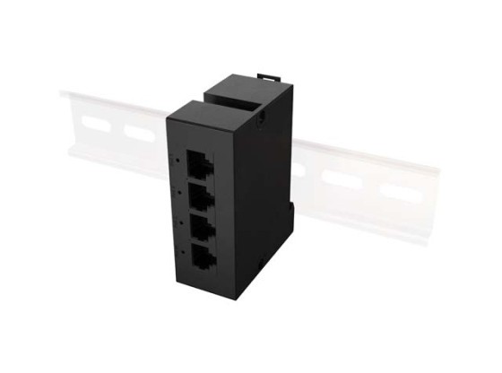 SWITCH LANBERG DIN-GE4-BT-90W 1XIN 3XOUT 1GB POE EXTENSOR GIGABIT ETHERNET DIN RAIL BT 90W