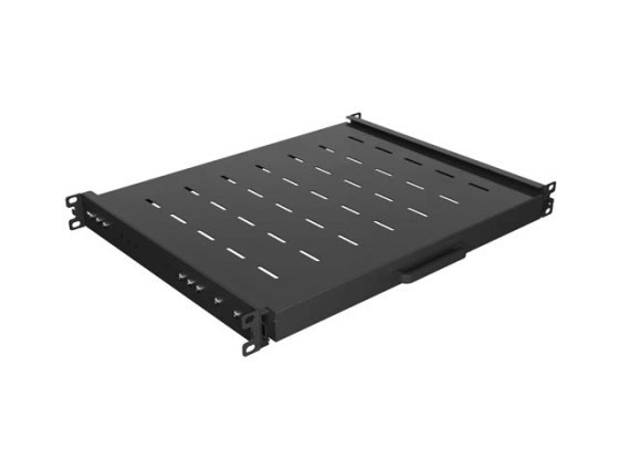 PRATELEIRA EXTRAÍVEL PARA RACK DE 19" 350MM PRETO LANBERG (1U/445X350MM CAPACIDADE DE CARGA ATÉ 35KG, MONTAGEM EM 4 PONTOS)