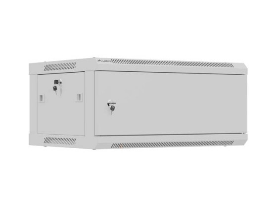 RACK DE INSTALAÇÃO 19" 4U 600X450 PORTA METÁLICA CINZENTA LANBERG (EMBALAGEM PLANA)