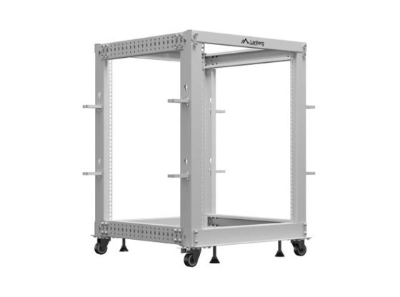 RACK ABERTO 19" 15U 600X600-1100 AJUSTÁVEL CINZENTO LANBERG
