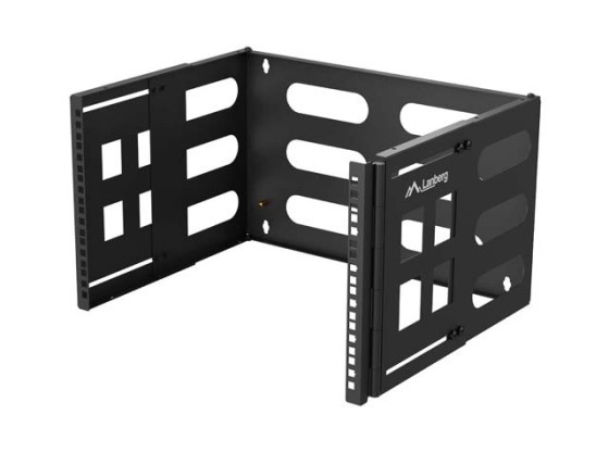 MONTAGEM NA PAREDE RACK 6U DE 19" 497X400/240 PRETO LANBERG