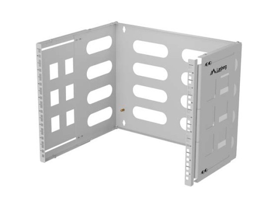RACK DE MONTAGEM NA PAREDE 19" 8U 497X400/240 CINZENTO LANBERG