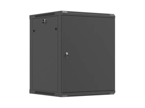 ARMÁRIO DE RACK DE 19", PARA MONTAGEM NA PAREDE, 15U/600X600 (EM CAIXA DESMONTADA) COM PORTA DE METAL PRETA LANBERG