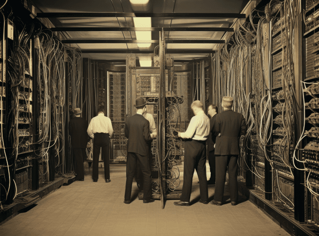 História das estantes de rack nas salas de servidores