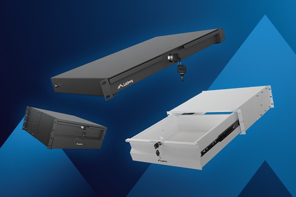 Organiza o espaço no teu armário de rack com as novas gavetas de 19"