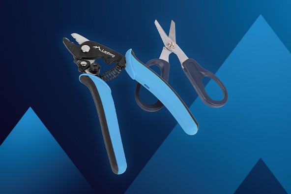 Novas ferramentas Lanberg Fiber: NT-0105 Decapador de fibras e NT-0106 Tesoura de Kevlar