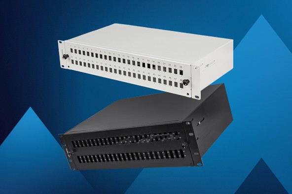 Novos comutadores de fibra ótica Lanberg de 19” para rack