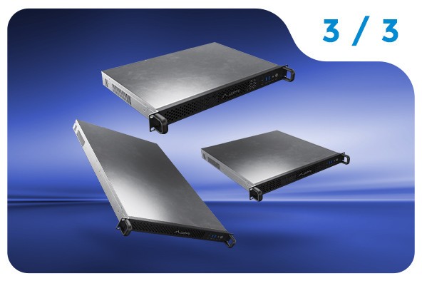 Caixas de servidor RACK 1U