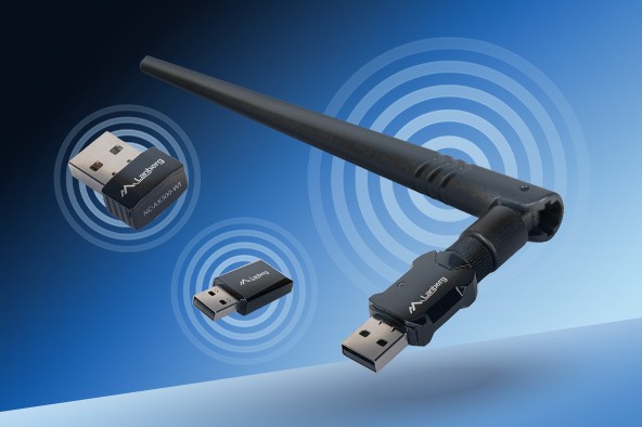 Novos adaptadores Lanberg USB Wi-Fi 6